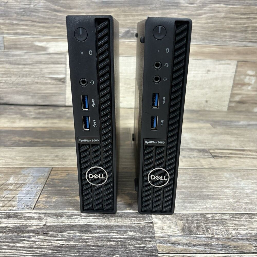 Lot Of 2 Dell Optiplex Micro 3080 & 3000 - No CPU/RAM/SSD/OS/PSU (READ)